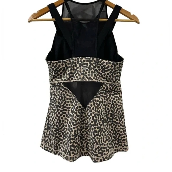 Lululemon Leopard Print Mesh Tank - Picture 3 of 7